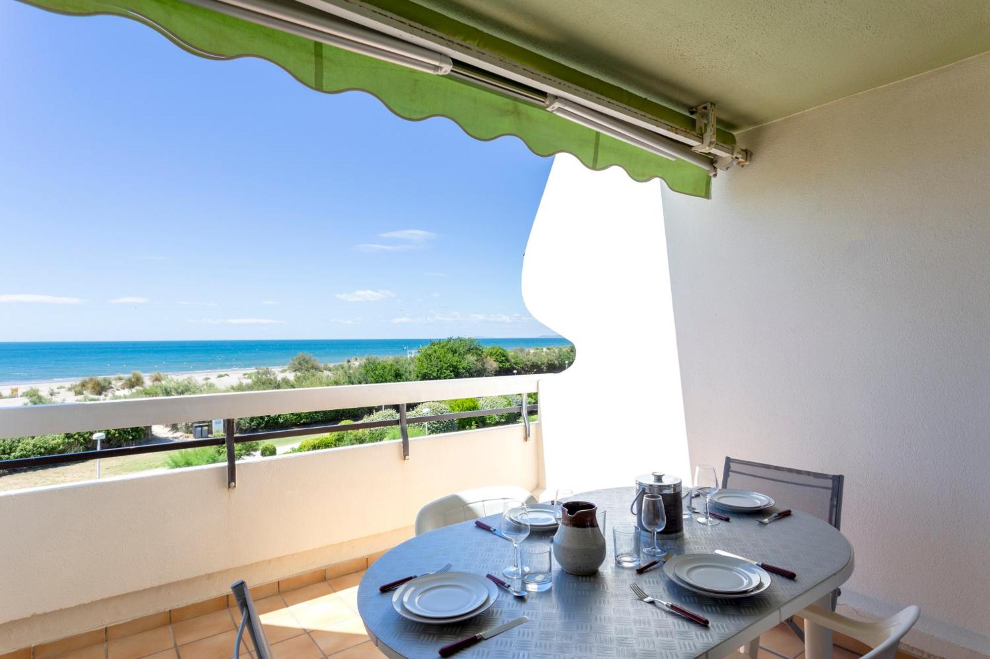 Chez Fabienne - Superbe Appartement Avec Vue Sur La Mer Et Parking La Grande Motte Ngoại thất bức ảnh
