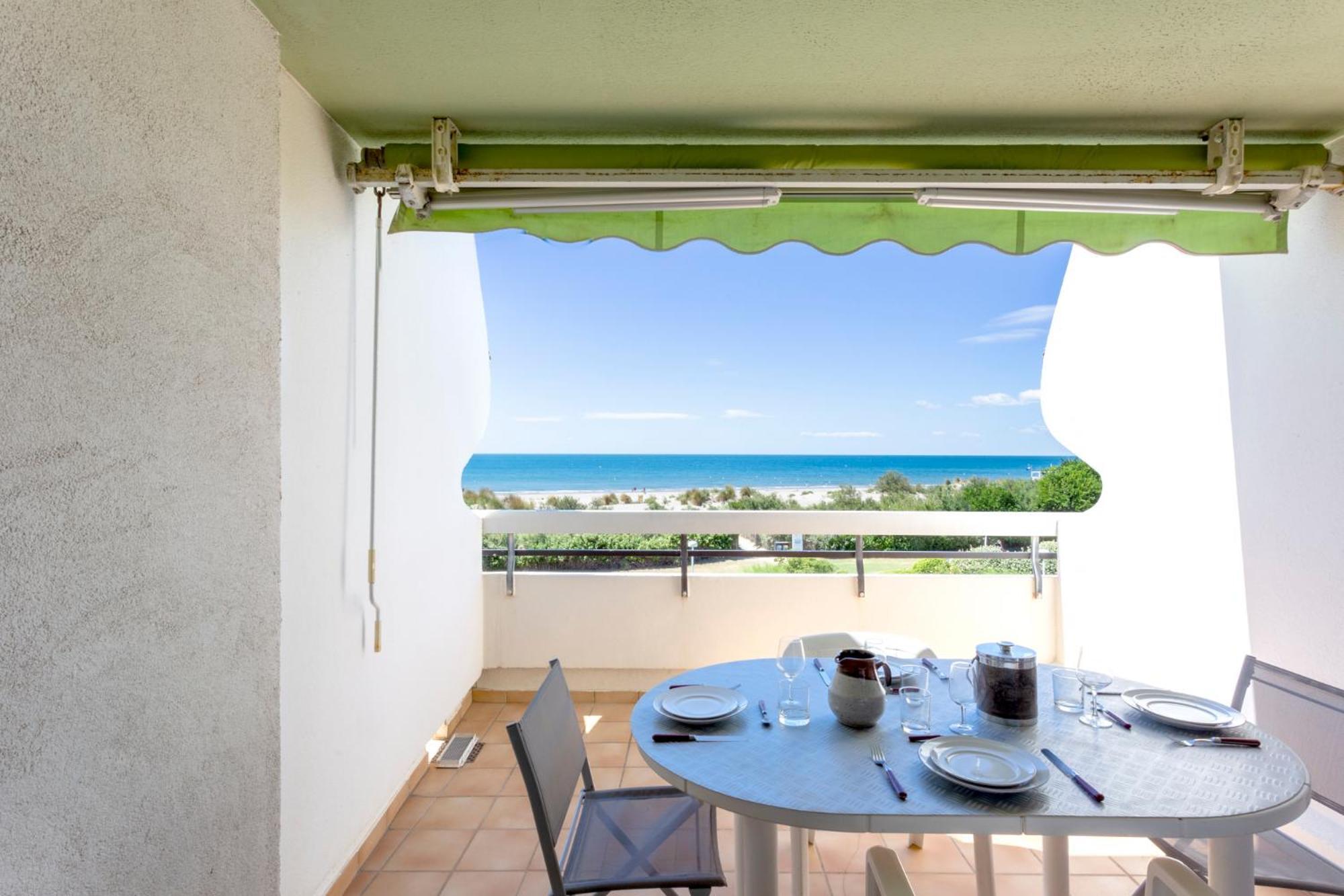 Chez Fabienne - Superbe Appartement Avec Vue Sur La Mer Et Parking La Grande Motte Ngoại thất bức ảnh